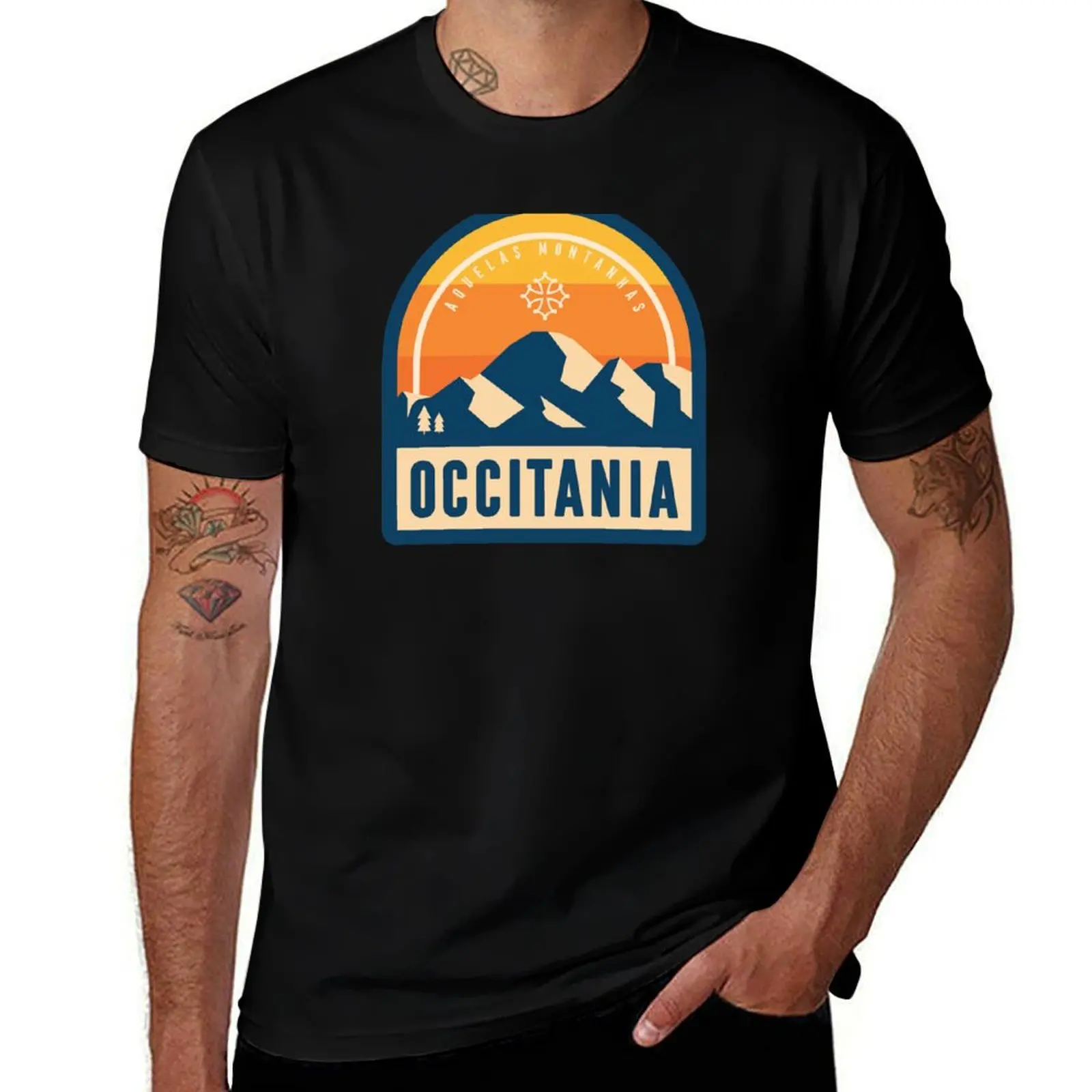 Футболка Occitania Aquelas Montanhas, Occitanie, быстросохнущая футболка для путешествий