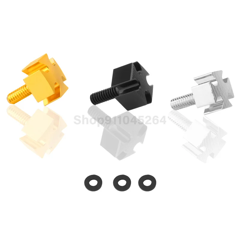 

Motorcycle Seat Bolt Rear Screw 1/4" Seat Cross Thumbscrew Motocross Accessories For Harley Sportster Softail Dyna Touring