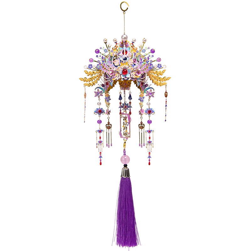 

Art Model Phoenix Crown Metal Model 3D Three-dimensional Puzzle Metal Assembly Handmade DIY Gift Car Pendant Ornament