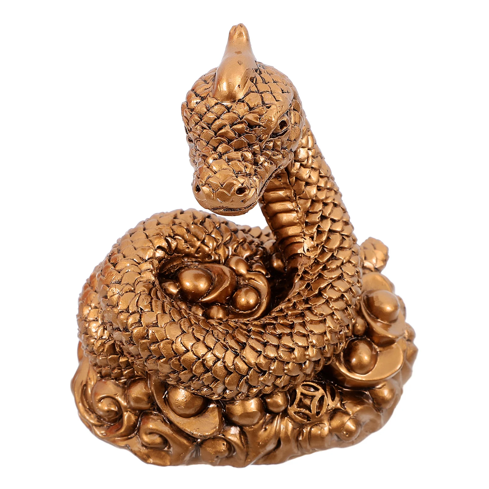 

Yuanbao Chinese Resin Interesting Snake Snake For Bookshelf Garden Party Funny Artificial Snakes Decor New Year Gift