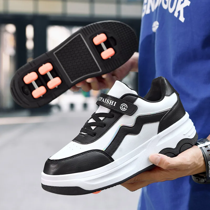 

Heelys for Boys, Girls, Students & Adults: 4-Wheel Retractable & Transformable Roller Skates