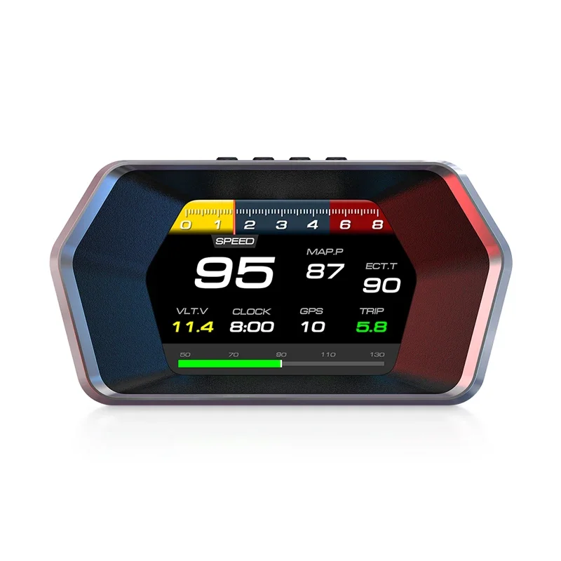 

*Automotive multi-function OBD meter, electronic liquid crystal display, modified and installed fuel consumption meter