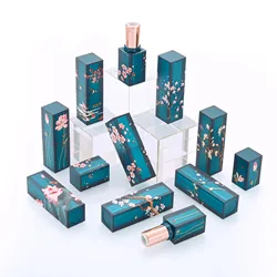 1pcs New Style 3D Square Lipstick Tube Empty Lip Balm Container Lip Tubes DIY with Sample Pack Bottle Makeup Tool