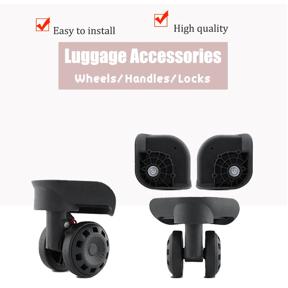 Noise-Reducing W223-2 Double-Bearing Luggage Wheels – Ultra-Smooth & Whisper-Quiet