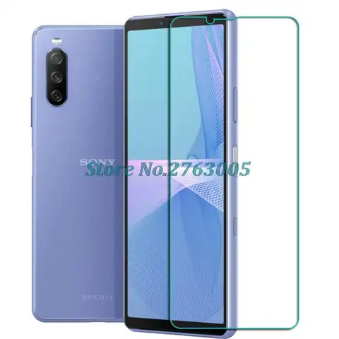 Tempered Glass For Sony Xperia 10 III Lite 6" Xperia10 10III  SO-52B SOG04 XQ-BT52 Protective Film Screen Protector Phone Cover
