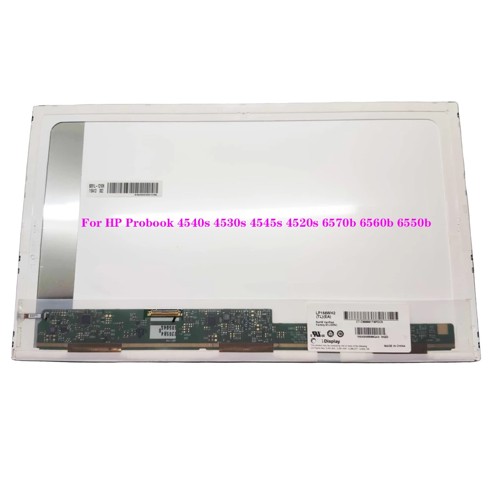 Laptop LCD Display Matrix Panel LP156WH2-TLEA For HP Probook 4540s 4530s 4545s 4520s 6570b 6560b 6550b LVDS 40 Pins