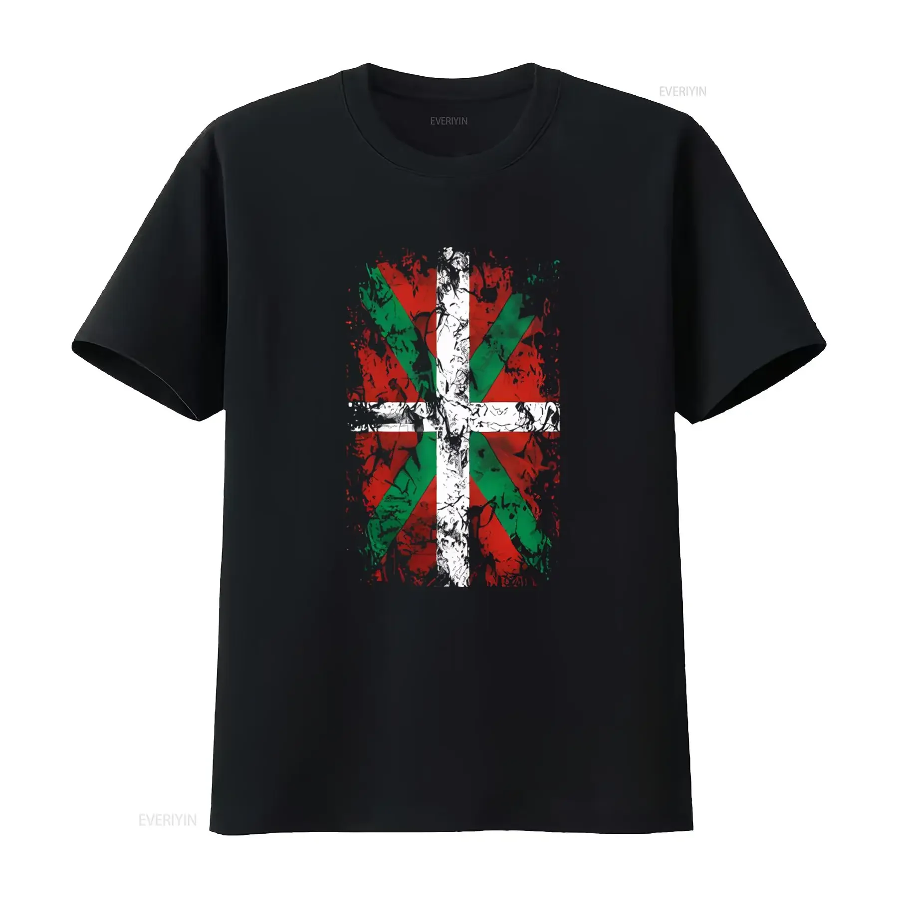 Pays Euskal Herria Euskadi Vasco T Shirt Stylish Design for Trendy Fashion Lovers vintage Washed Soft Casual designer clothes
