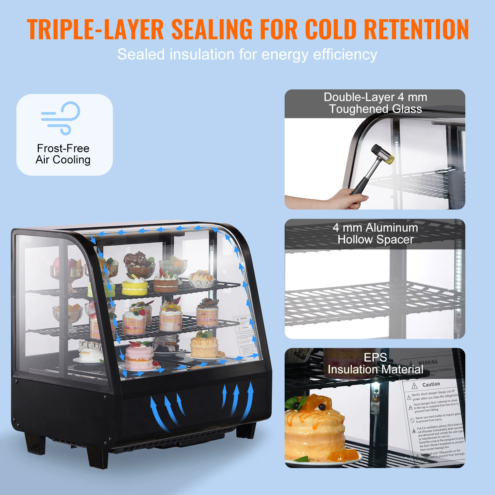 SucceBuy Refrigerated Display  - Refrigerated Display Case ulasan dan harga