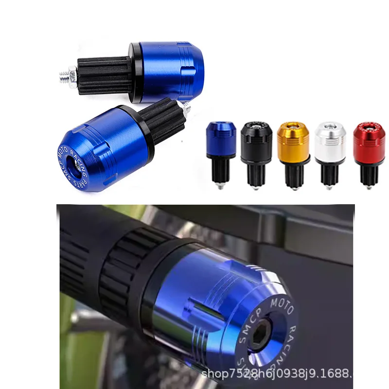 

Motorcycle Handle Bar Ends Grips Metal Handlebar Counterweight Plug Slider CG125 Motor Bike Grips Accessories YBR Tianjian