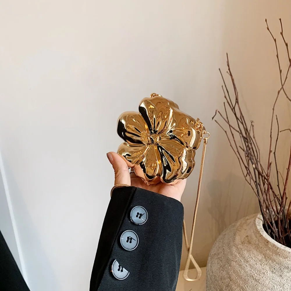 

Ретро-акриловая сумка через плечо с ярким цветочным принтом, серебристая мини-сумка-мессенджер, вечерняя сумка на цепочке, корейский стиль, забавная сумка для вечеринок, женская сумка