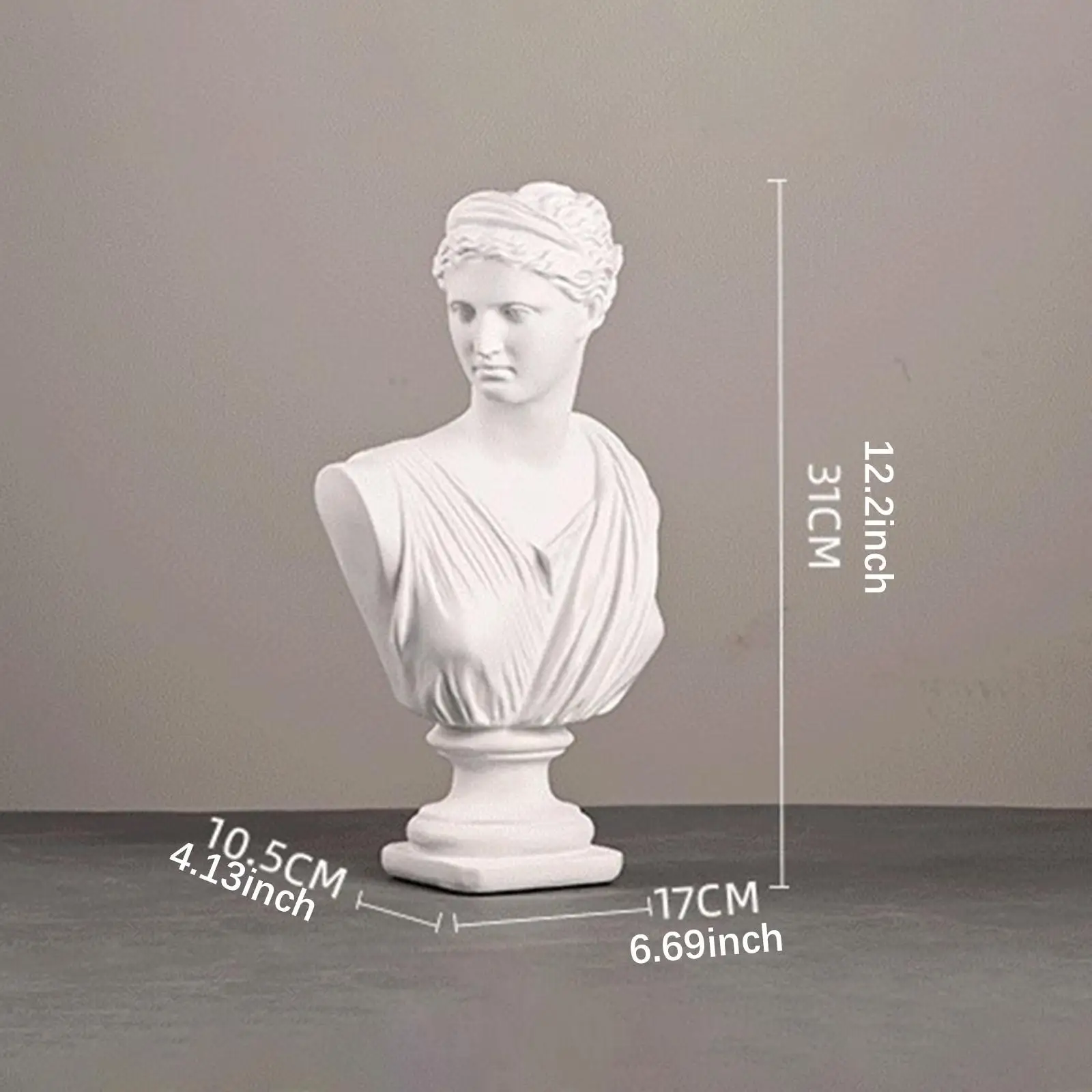 Greek Goddess Statue Home Decor Artwork 6.69x4.13x12.20
