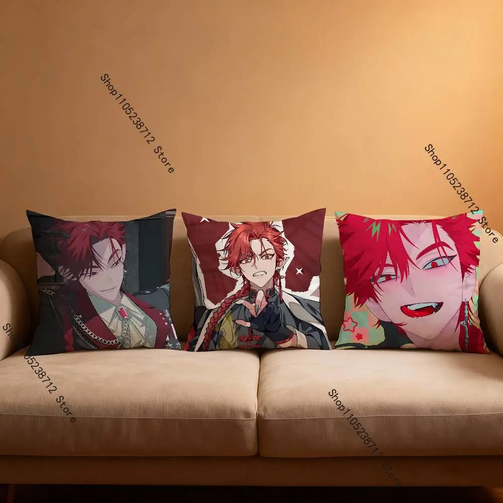 I-link Anime C-Click Vein Pillow Case Plush Fabric Soft Pillowcase Double Sided Print Sofa Cushion Cover Throw