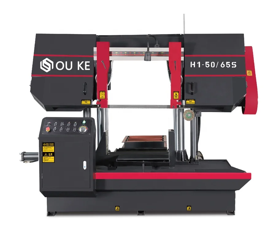 Used Automatic CNC Horizontal Metal Cutting Band Sawing New Speed Regulation Pump Gear Motor Engine PLC Core Mechanical