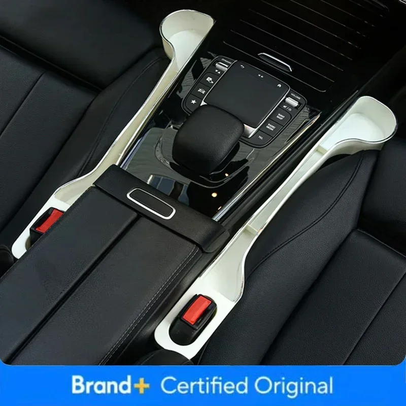2Pack Car Seat Gap Filler Organizer With Cup Phone Holder Prevent Items Falling Car Side Seat Storage Gap Organizer Universal