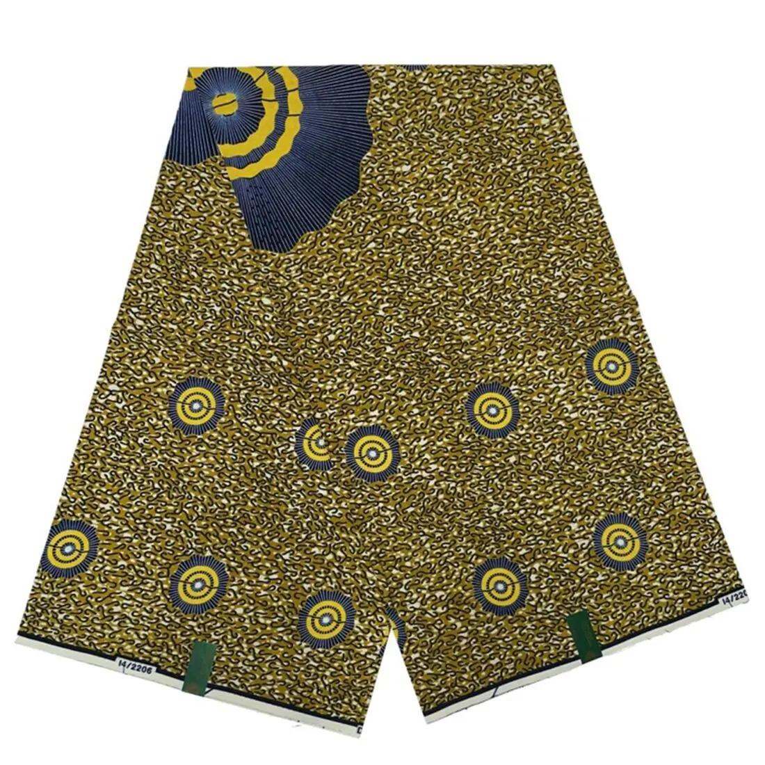 

African Real Wax Prints Fabric Guaranteed Veritable African Wax Fabric Tissu Patchwork Sewing Dress Craft 100% Cotton Pagnes