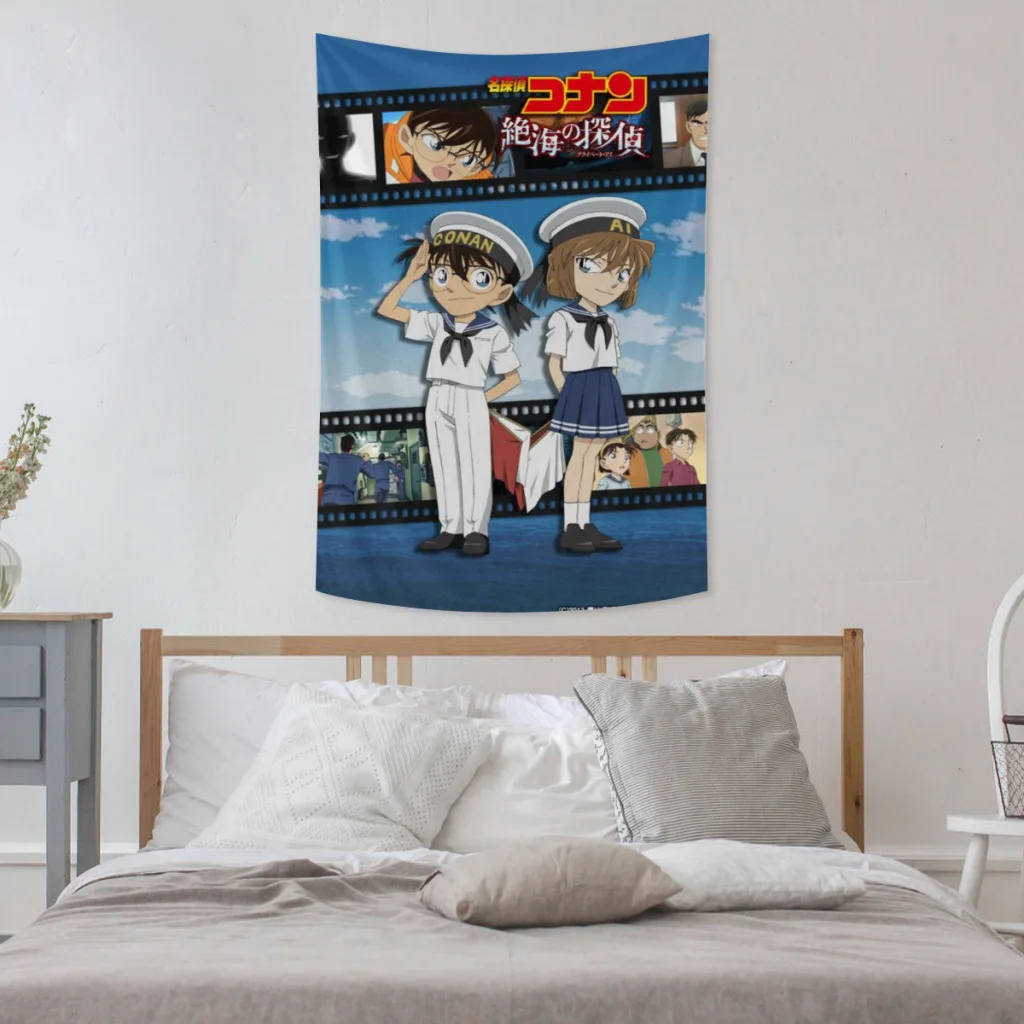 

Anime Detective Conan Tapestry Room Ornaments Decoration Bedroom Wall Décor