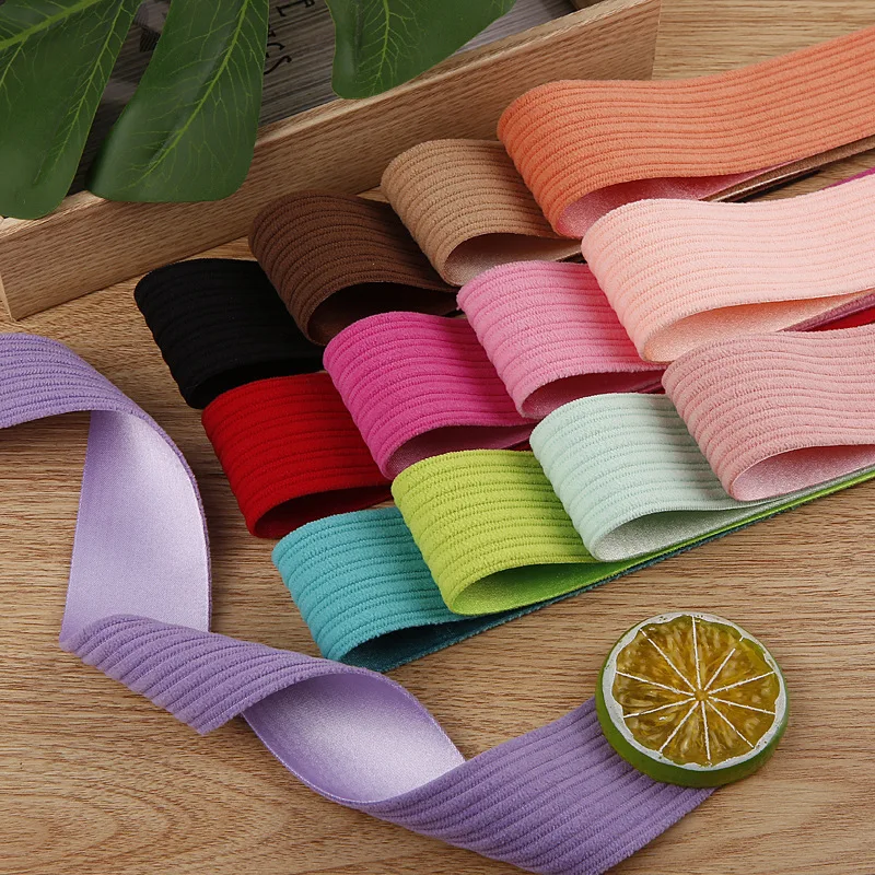 10 Yards 40MM Stripe Nylon Wool Velvet Ribbons Hair Bows DIY Crafts Handmade Accessories Clothing Footwear Hat Materials