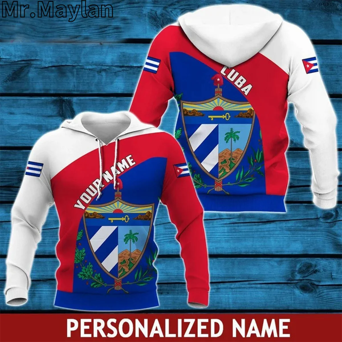 

PERSONALIZED NAME CUBA Flag 3D Printed Jacket Men/women Hoodie Unisex Casual Streetwear Sweatshirts Pullover Sudadera Hombre-022