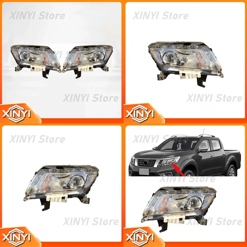 Headlight Assembly for Nissan Navara Frontier NP300 2015 2016 2017 2018 2019 Car Head Lamp Front Light Replacement Parts