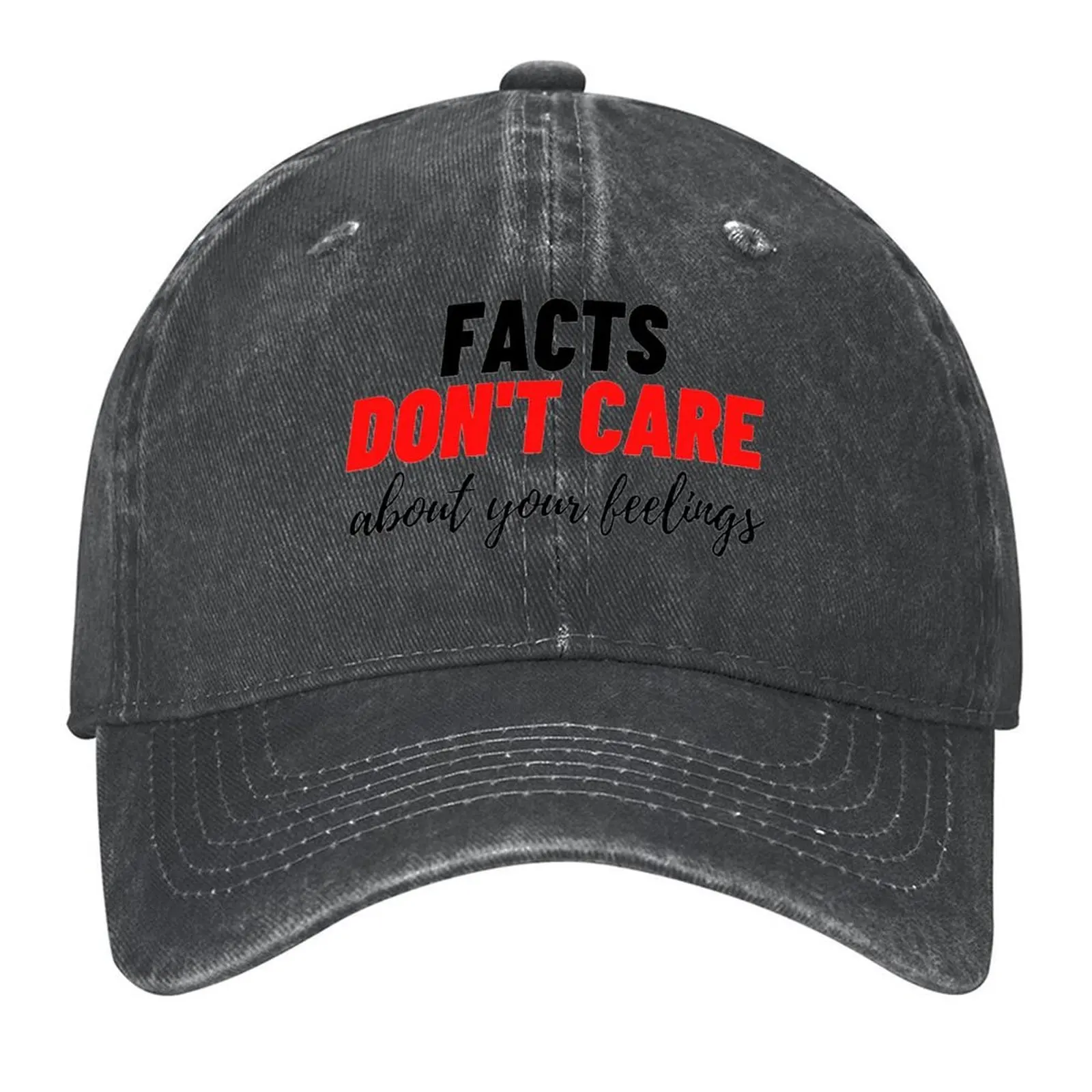 

2026 Facts Don't Care About Your Feelings - We The People Do Baseball Cap Trucker Hat Beach Hat Funny Hat Girl'S Hats Men's