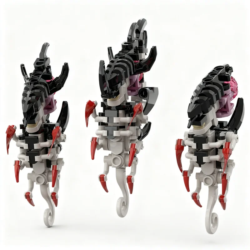 Blocs de construction MOC Space Tyranid Zoanthropes Neurothrope, jouet Architecture, cadeaux de noël, brique éducative créative, 266 pièces