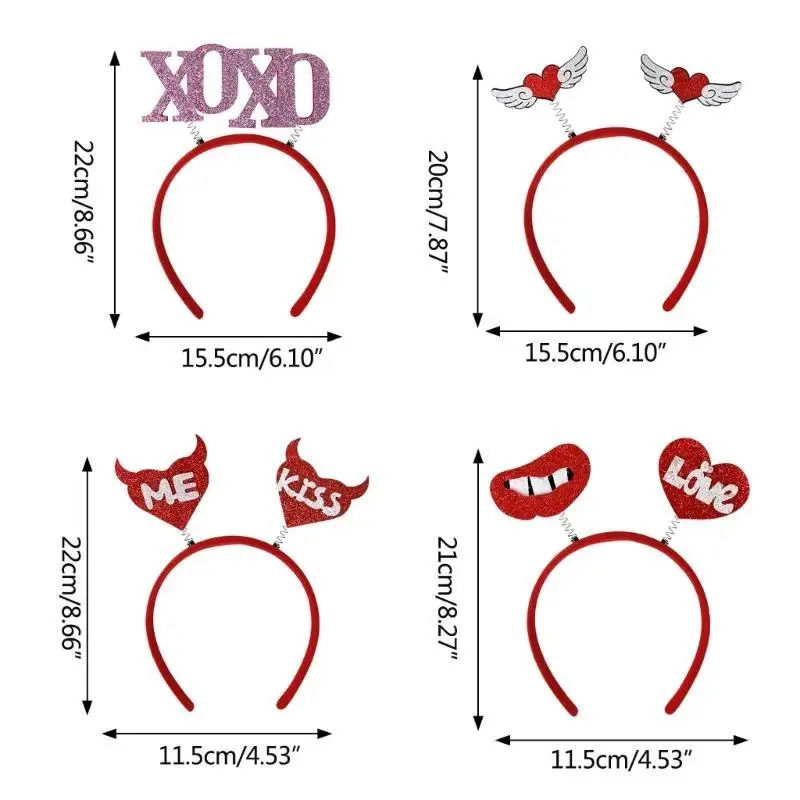 652F عصابة شعر لحفلات العزوبية ومهرجان الترتر عصابة رأس حمراء لحفلات الشعر