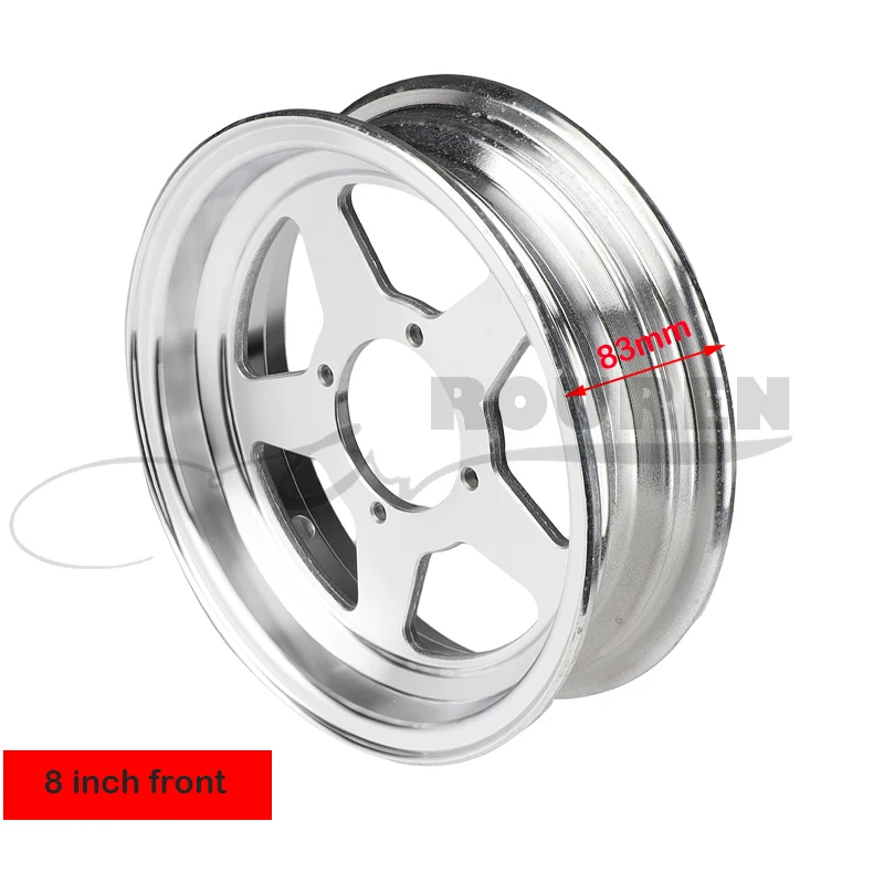 2.75-8  Inch Front Rims for Monkey Bike for Small Monkey Motorcycle Wheel Modified 8 Inch Electroplated Integral Wheel Hub