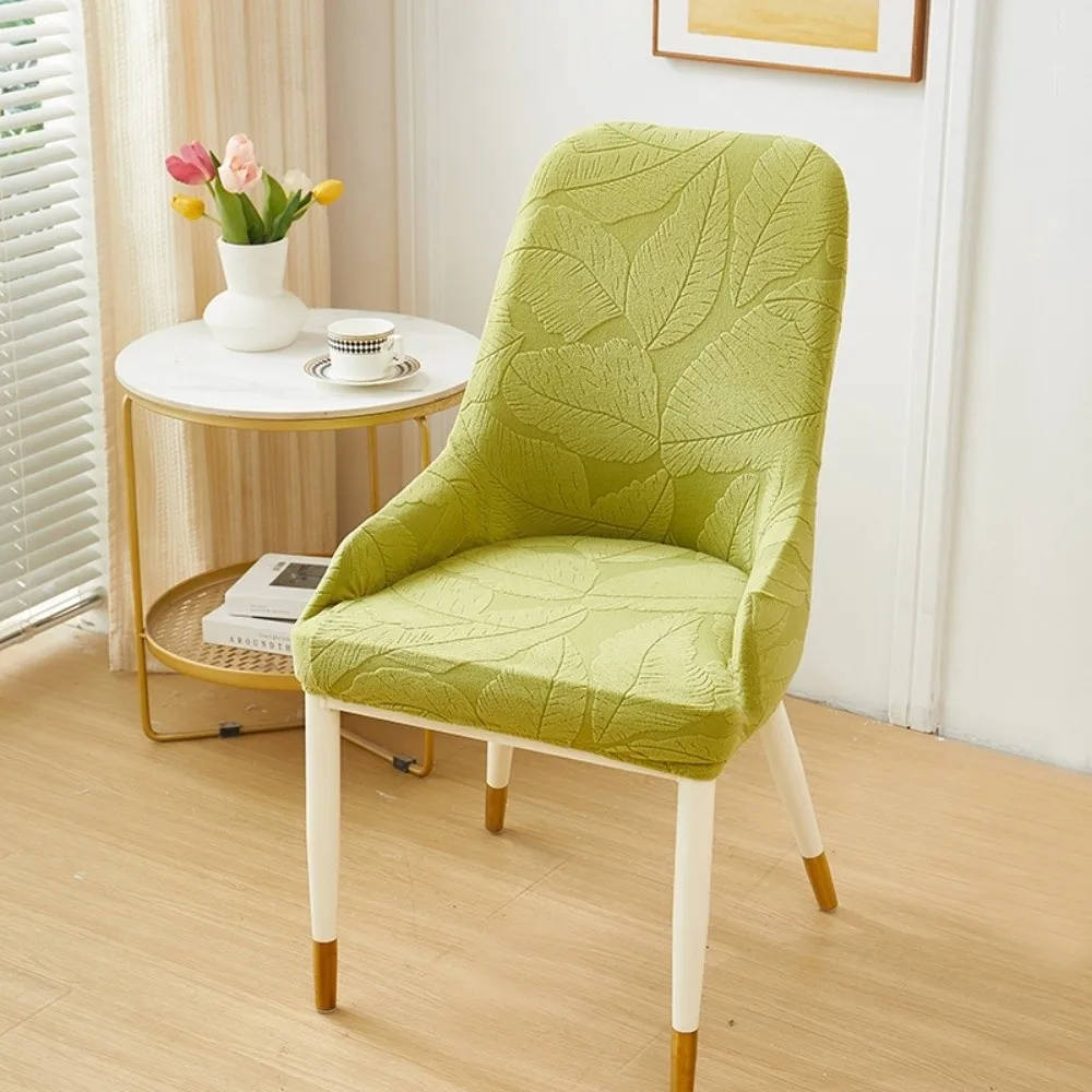 

New Elastic Stretch Leaf Jacquard Chair Cushion Cover Solid Color Waterproof Armchair Cover Seat Covers Household