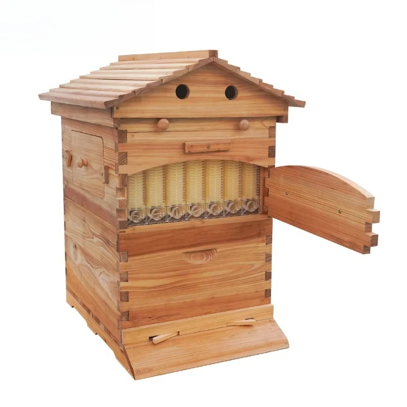 Automatic Flow Honeycomb Kit with 7 Super Honeycomb Honey Frames