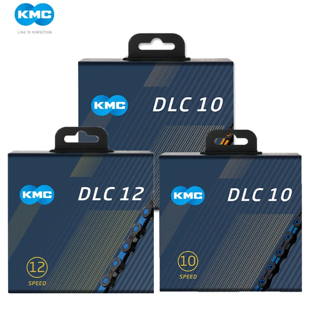 

KMC DLC-series 10s\11s\12s Lightweight Bicycle Chain Super Strong Chimeric Ability Ti-CN Type Diamond-like Carbon Coating