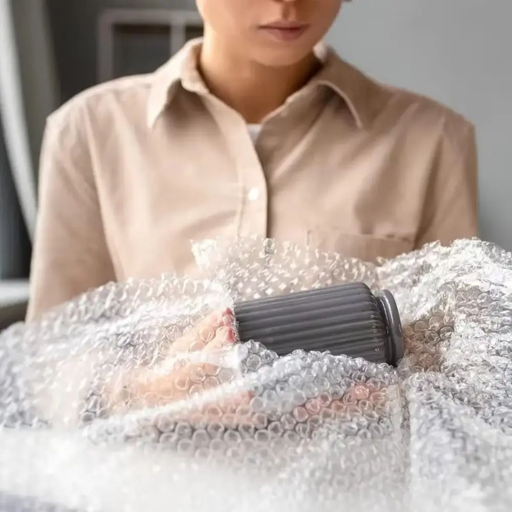 تغليف رغوي مقاوم للصدمات، حماية من الاهتزاز، تغليف بطبقة مزدوجة، حشوة فقاعية، بطانة فقاعية، للاستخدام المكتبي #5