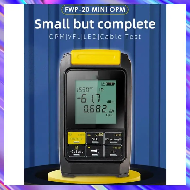 A24U Mini 4 In 1 Optische Power Meter Visual Fault Locator Glasvezel Lichtmeter Glasvezel Tester OPM Tester VFL