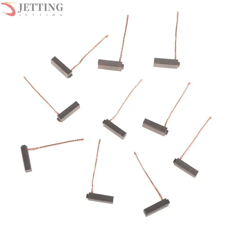 10pcs 5*7*19mm Electric Generator Carbon Brushes Car Alternator Power Tools Car Regulator Low Copper