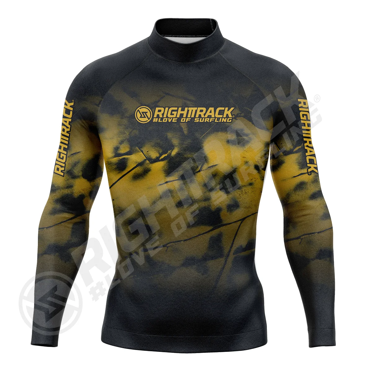 

Rash Guard Men's Surfing Long SLeeve Shirts Lycra Surf Swimsuit Upf 50+ Performance Swimimng RIGHTTRACK Clothing