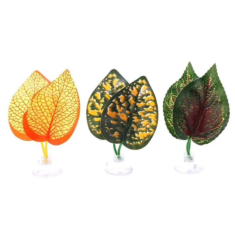 1PC Fish Tank Artificial Leaf fish rest bed decor Aquarium Decoration Floating Bed Leaf Hammock FightingPerch Betta Spawning