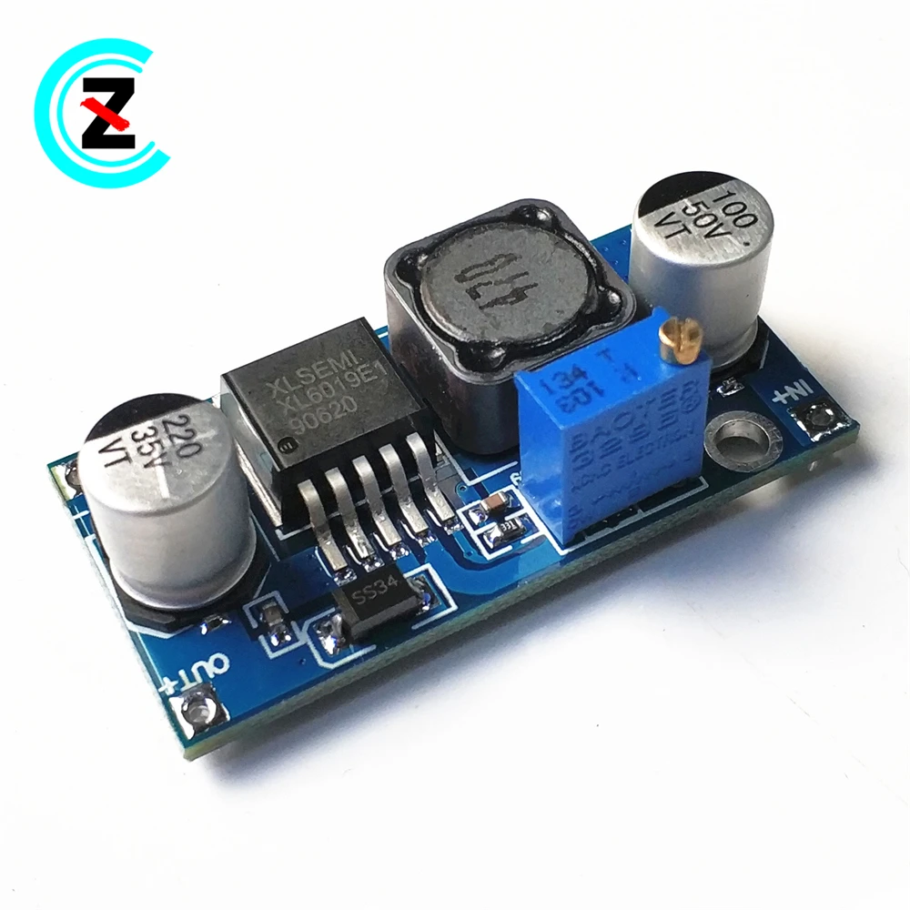 XL6009 / XL6019 DC-DC booster power module Output 4A adjustable current, LM2577 upgrade version