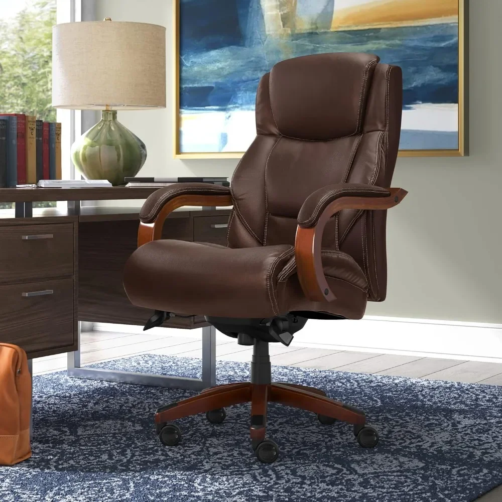 

Delano Big & Tall Executive Office Chair, High Back Ergonomic Lumbar Support, Bonded Leather