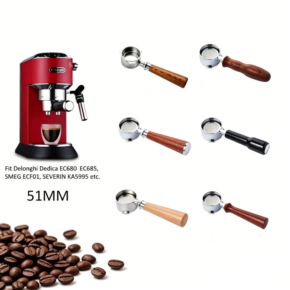 Delonghi Espresso Dedica 685 - 51mm Portafilter Without Bottom Naked Filter
