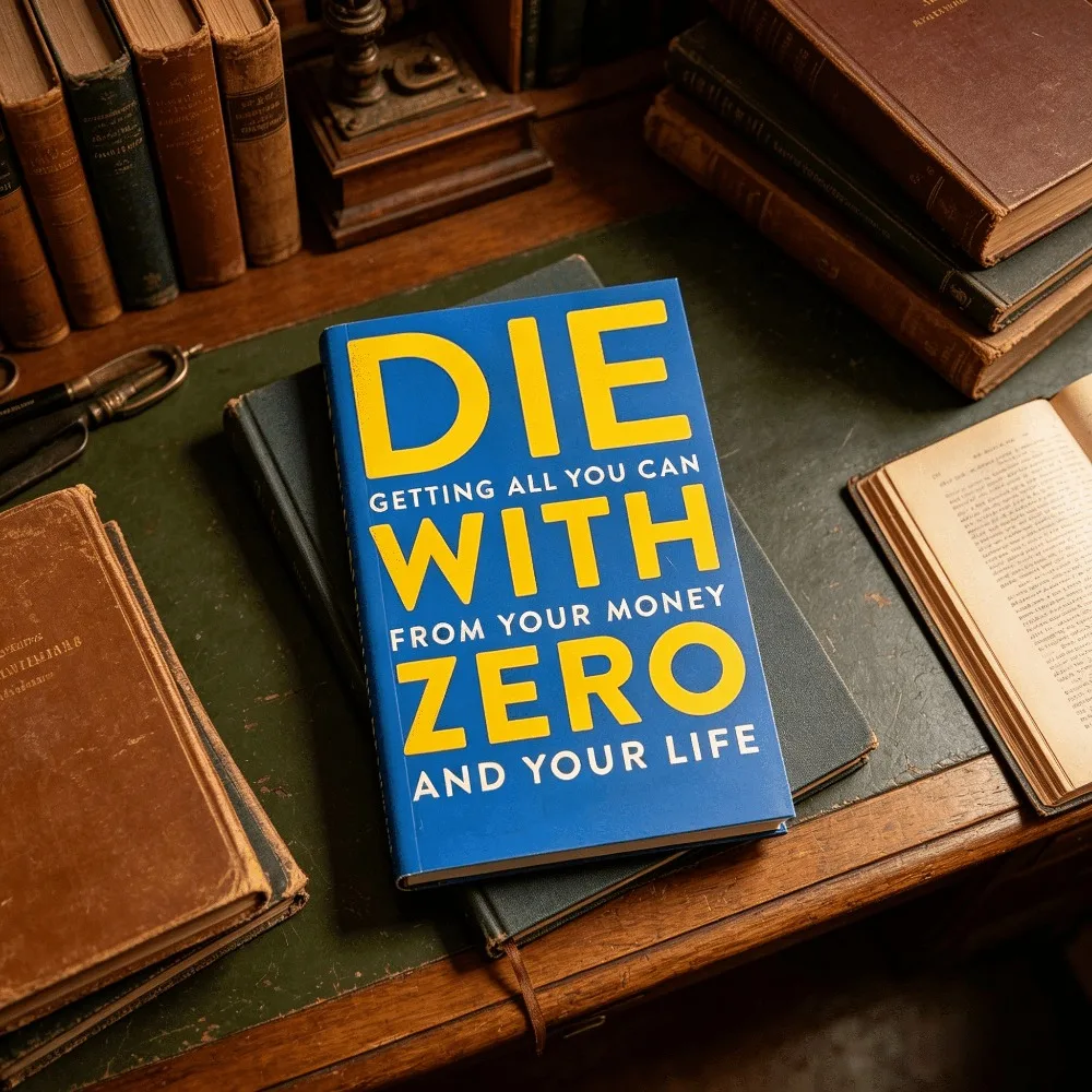 Die with Zero Adults English Paperback Maximize Money & Life Experience No Regrets Financial Guide Free Shipping