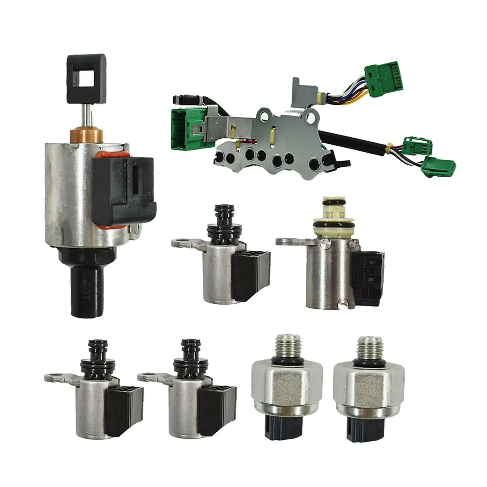 

Iron Valve Solenoids Electrical Kit Durable Replacement for Car Transmission JF011E RE0F10A