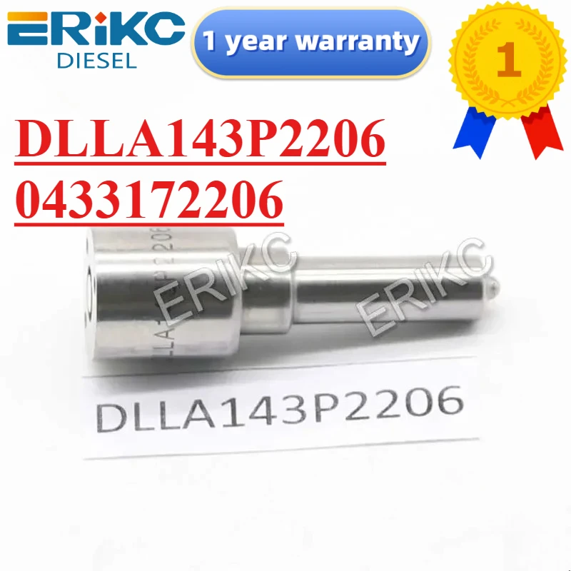 0445120254 0445120252 Oil Burner Nozzle DLLA143P2206 0433172206 Diesel Sprayer Injector Nozzle Tip DLLA 143 P 2206
