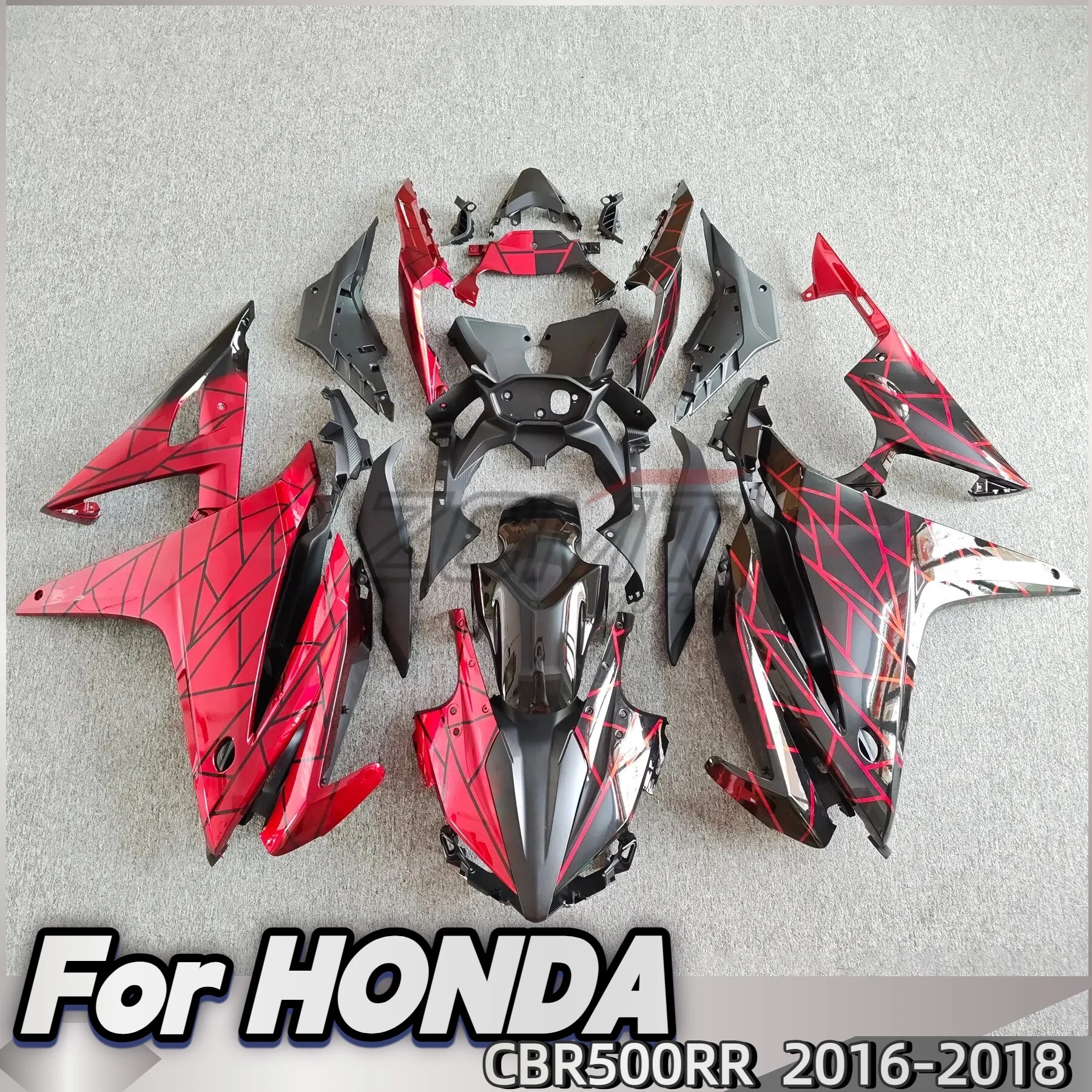 

ABS Plastic Shell Motorcycle Fairings Kit For HONDA CBR500RR 2016 2017 2018 CBR500 16 17 18 Injection Bodywork Set