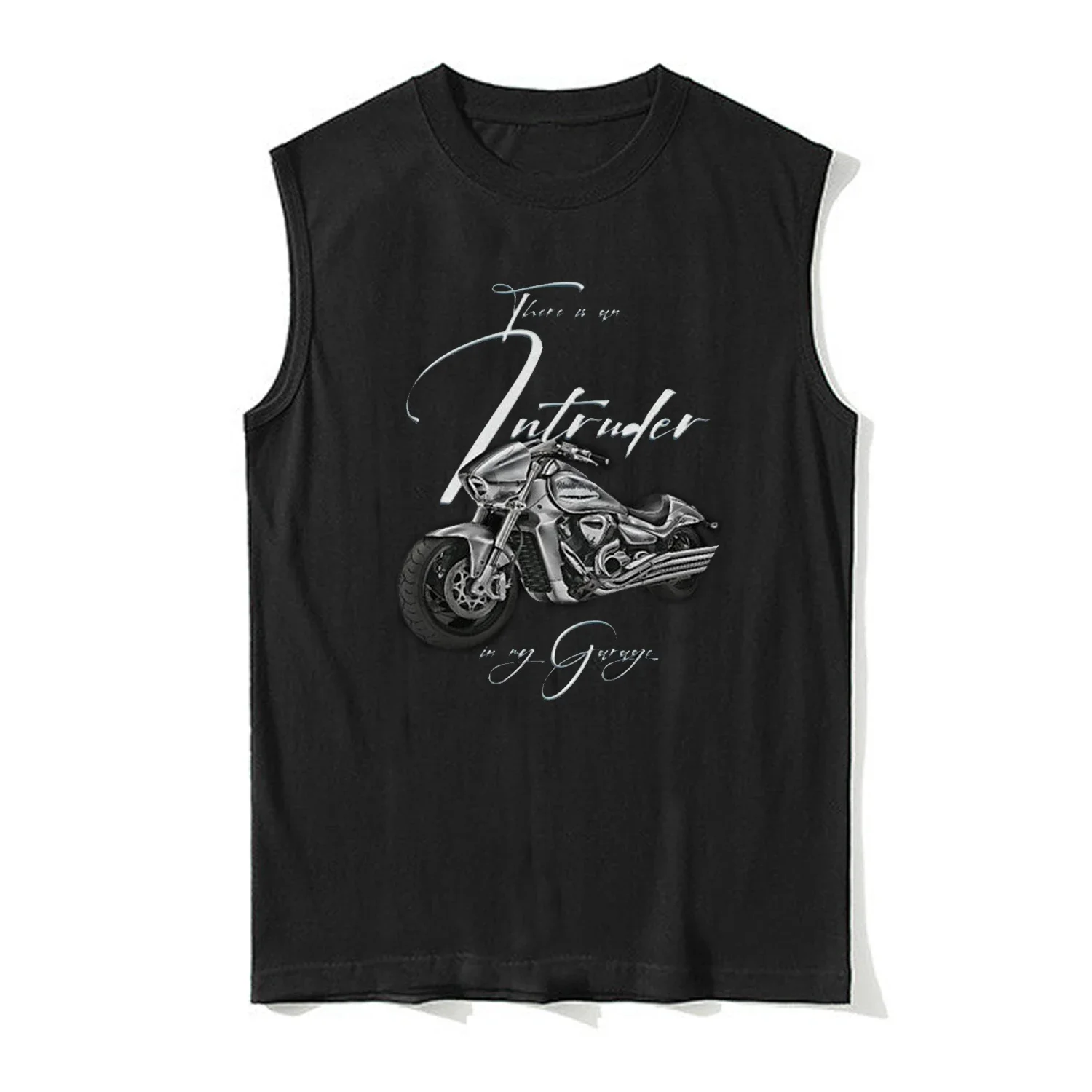 Intruder M1800R M109R Heavy Cruiser Motorbike Muscle Motorcycle Vests 100% Cotton O-Neck Tanktops Casual Mens Sleeveless T-shirt