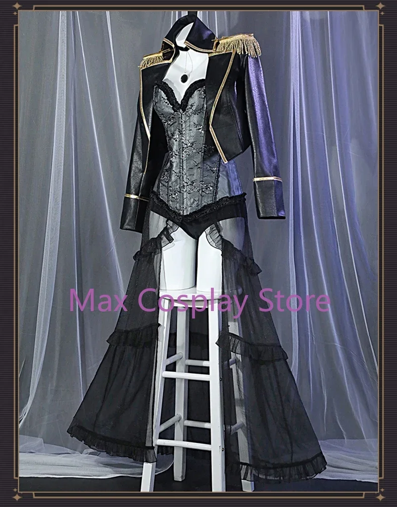 Max Anime Marin Kitagawa Military Uniform Black Lobelia Cosplay Marin Kitagawa Costume with Cosplay Wig GY