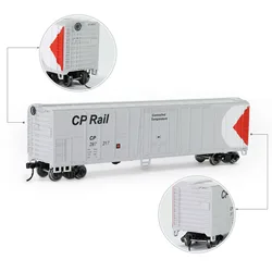 Evemodel Wagon HO Scale 1:87 50' Steel Reefer CP Rail Refrigerator for Model Railway C8750 (Pack of 1)