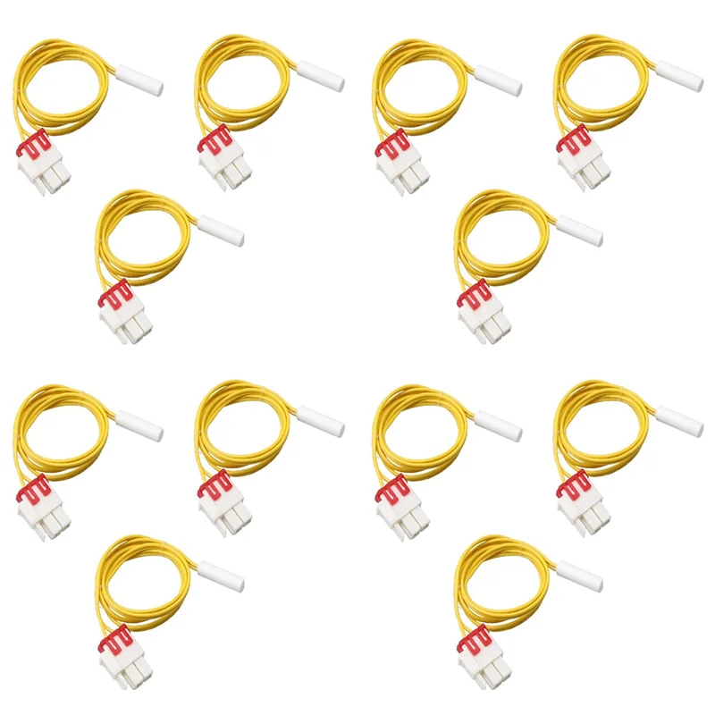 ABBK-12Pcs DA32-00006W الثلاجة تذويب درجة الحرارة قطعة بديلة لمستشعر AP41336842 DA32-10105R DA32-10105R