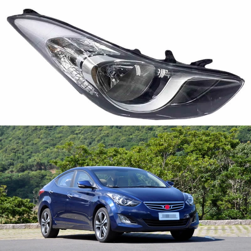 

For Hyundai ELANTRA /Avante 2012 -2015 headlight assembly headlight low beam high beam turn signal electric adjustment