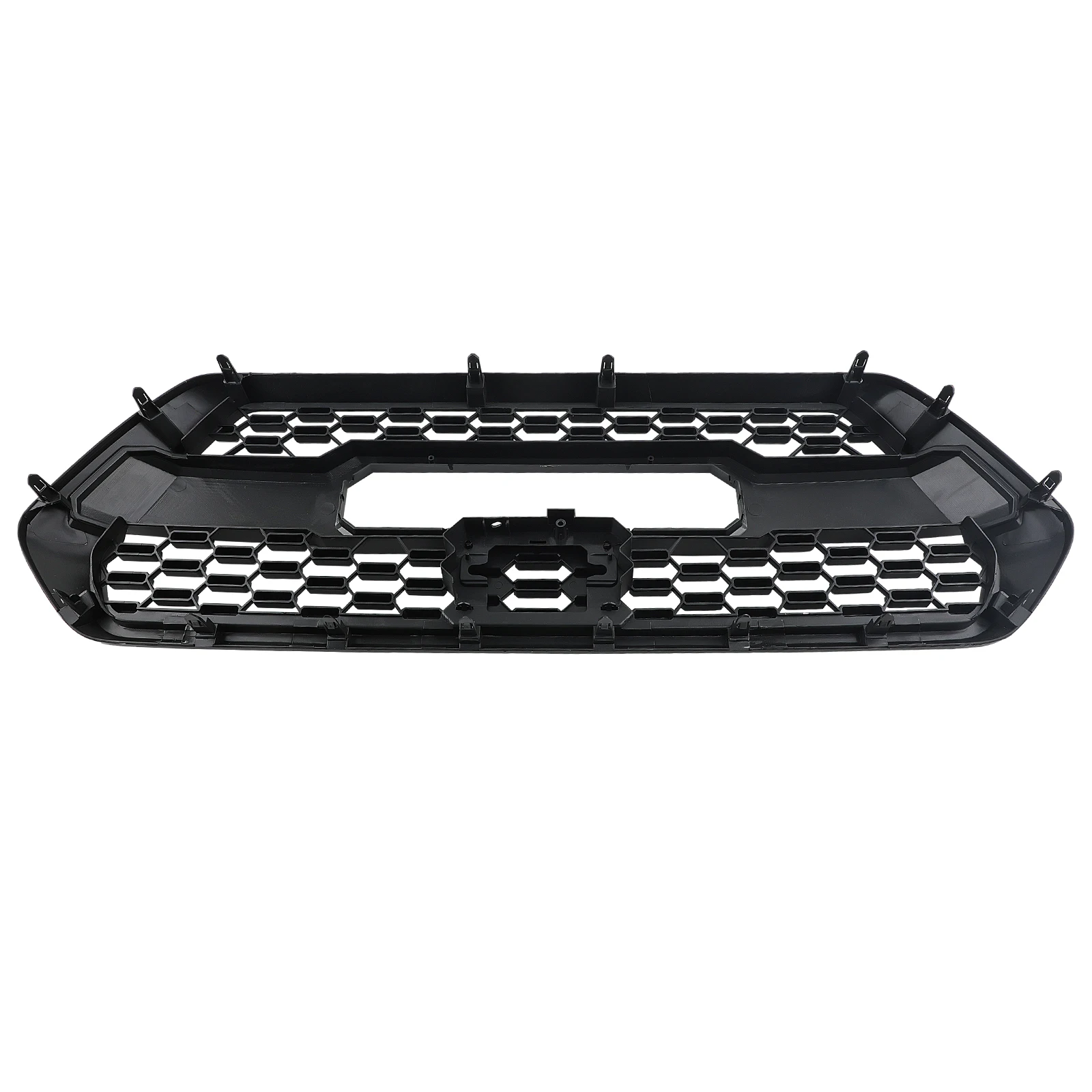 Front Upper Bumper Grille Matte Black Grill for 2016 2017-2023