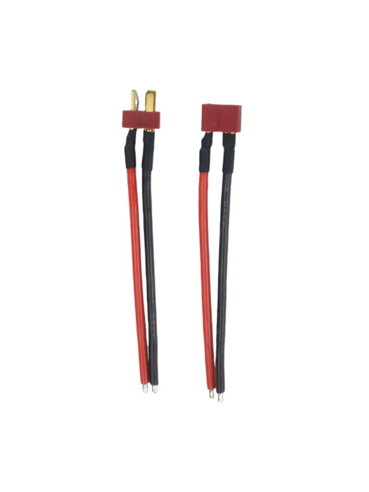 T-Stecker Männlich/Weiblich mit 100mm 14AWG Silikonkabel für RC-Akku, ESC, FPV-Drohne