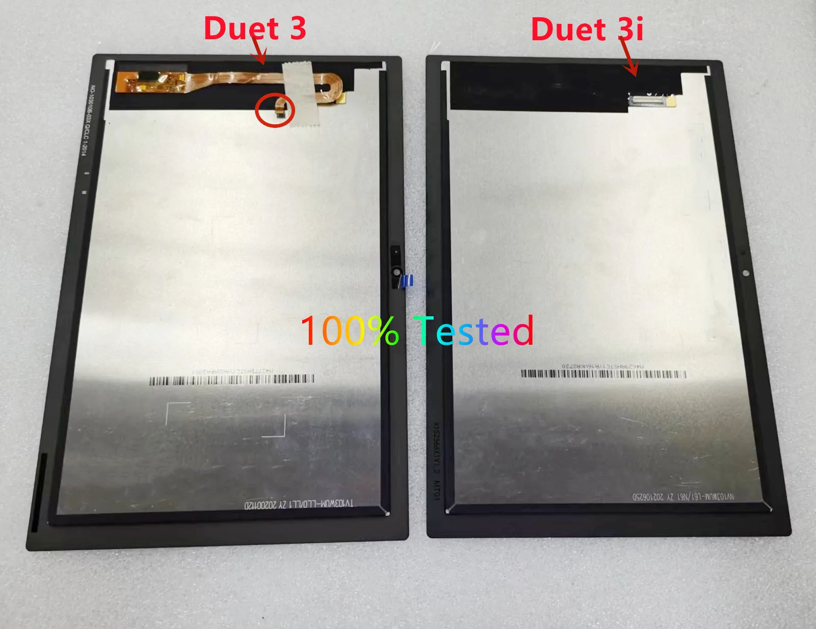 For Lenovo ideapad Duet 3-10IGL5 82AT 82HK Duet 3i 82HK000VRU LCD Display Screen Touch Screen Glass Digitizer Assembly 100% Test